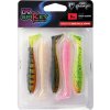 Fox Rage Gumová Nástraha UV Spikey Shad Mixed Colour Pack 5 ks