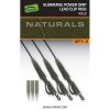 Fox Montáž Naturals Submerge Power Grip Lead Clip Leaders 75cm 3ks