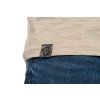 fox tricko lw khaki large print t shirt
