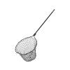 a261 w3 c&r full rubber mesh landing net headline large