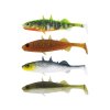 Westin Gumová Nástraha Stanley The Stickleback Shadtail Dark Water Mix 9  (Délka 5,5cm, Hmotnost 1,5g, Počet kusů 4ks)
