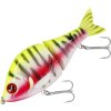 Mikado Wobler MFT Swimbait Pomalu Potápivý Lemon Tiger (Délka 10cm, Hmotnost 41g, Maximální ponor 1,5m)