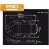 clun fox 290x 2 9m inflatable boat airdeck 4400589