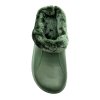 TexBase Pantofle Clogs Plné s Kožíškem Khaki (Velikost 46)