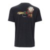 Simms Tričko Let It Fly T-Shirt Charcoal Heather (Velikost XXL)