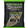 Sensas Pelety Super Feed Fishy Hemp 650g (Hmotnost 650g, Průměr 2mm)