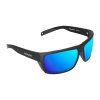 2025 Bajio Palometa Sunglasses Black Matte Blue Mirror 2