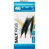 46 SALT RIG FEATHER BLACK YELLOW #1/0 3H (Velikost háčku #1/0)