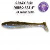 Crazy Fish Gumová Nástraha Vibro Fat 10cm 4ks