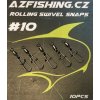 AzFishing Karabinka s obratlíkem Rolling Swivel Snaps