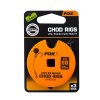 Fox Hotový návazec Edges Stiff Chod Rig Standard 3ks (Nosnost 25lb, Varianta Bez Protihrotu, Velikost háčku #8)