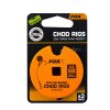 Fox Hotový návazec Edges Stiff Chod Rig Standard 3ks (Nosnost 25lb, Varianta Bez Protihrotu, Velikost háčku #8)