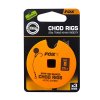 Fox Hotový návazec Edges Stiff Chod Rig Standard 3ks (Nosnost 25lb, Varianta Bez Protihrotu, Velikost háčku #8)