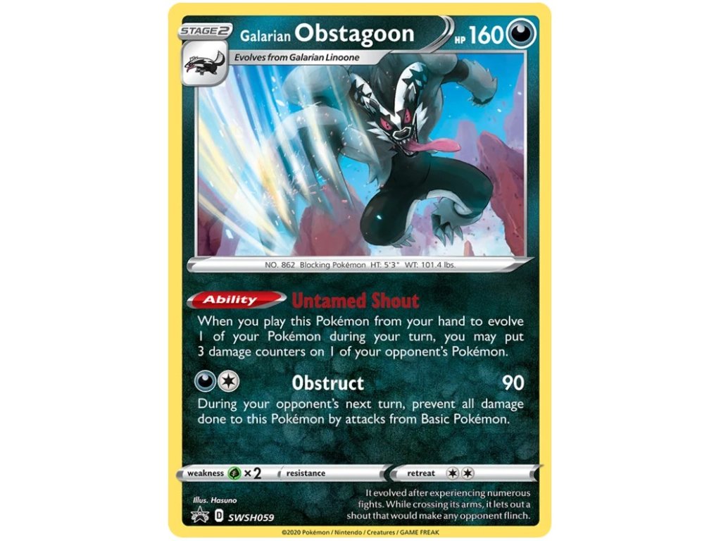 Galarian Obstagoon.SWSH.59.35935