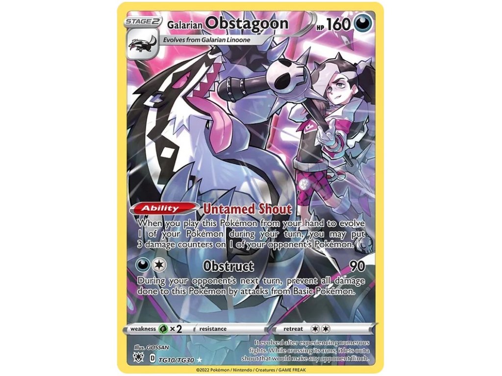 Galarian Obstagoon.SWSH10TG.TG10.43903