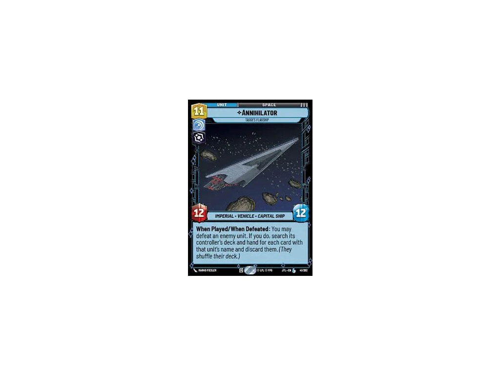Annihilator, Tagge's Flagship (V.1) 041/202 - Jump to Lightspeed