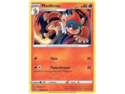 Monferno - 25/172 - Brilliant Stars