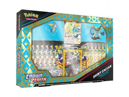 pokemon sword and shield 12 5 crown zenith premium figure box zacian