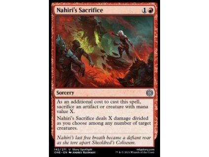 Nahiri's Sacrifice - Phyrexia: All Will Be One: Extras