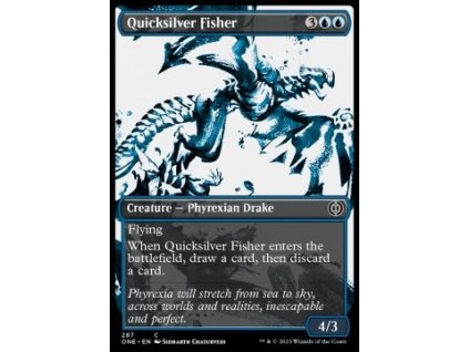 Quicksilver Fisher (V.1) - Phyrexia: All Will Be One: Extras