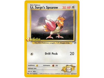 Lt Surges Spearow lv 8.G1.52