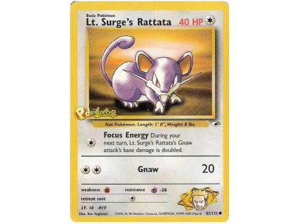Lt Surges Rattata.G1.82