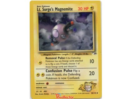 Lt Surges Magnemite lv 10.G1.50