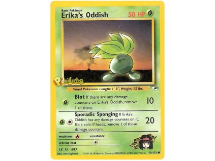 Erikas Oddish lv 15.G1.78