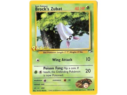 Brocks Zubat lv 11.G1.74