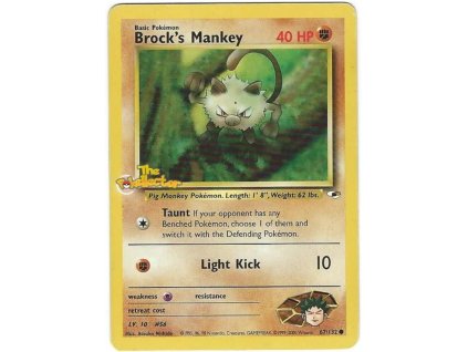 Brocks Mankey lv 10.G1.67