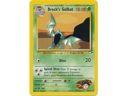 Brock´s Golbat 039/132 - Gym Heroes