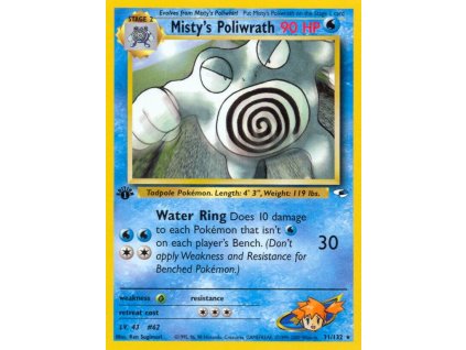 Misty´s Poliwrath 031/132 - Gym Heroes