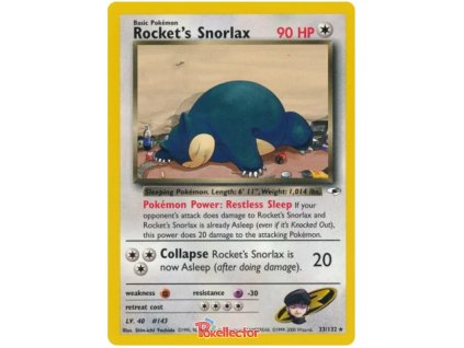 Rockets Snorlax.G1.33++