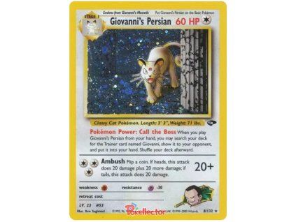 Giovanni´s Persian 008/132 - Gym Challenge