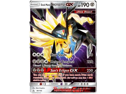 U090Dusk Mane Necrozma GX.UPR.90.20195