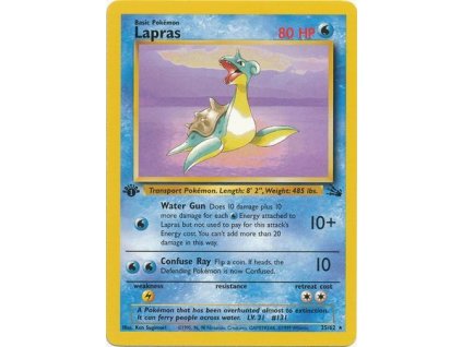 Lapras 025/062 - Fossil 1st edition