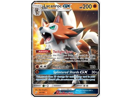 U082Lycanroc GX.SM9.82.26575