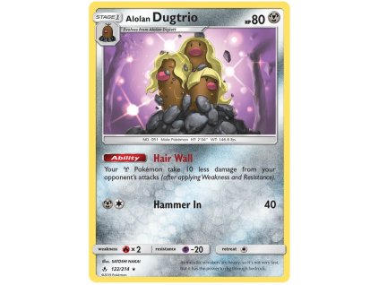 R122Alolan Dugtrio.UNB.122.28220