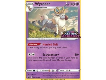 Wyrdeer SWSH 206 - SWSH Black Star Promos