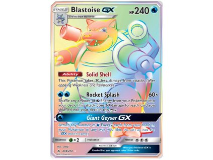 U218Blastoise GX.UNB.218.28305