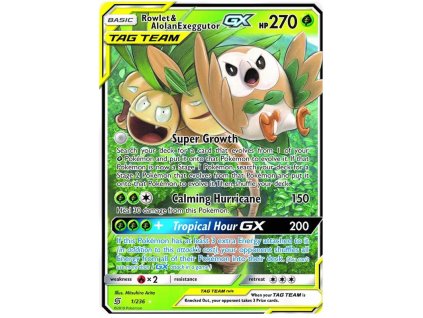 U001Rowlet Alolan Exeggutor GX.UMI.1.28911