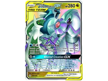 U156Arceus Dialga Palkia GX.CEC.156.29564