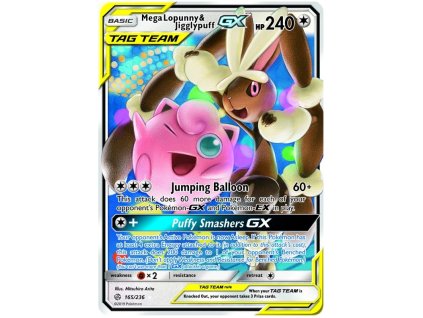 U165Mega Lopunny Jigglypuff GX.CEC.165.30127