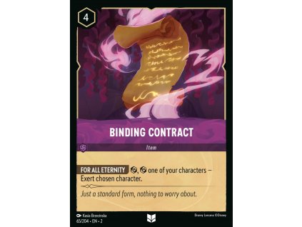 C065binding contract 65