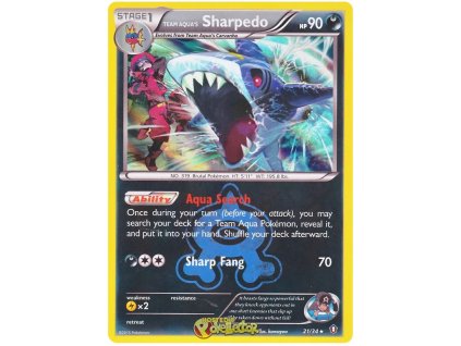 Team Aqua´s Sharpedo 21/34 - Double Crisis