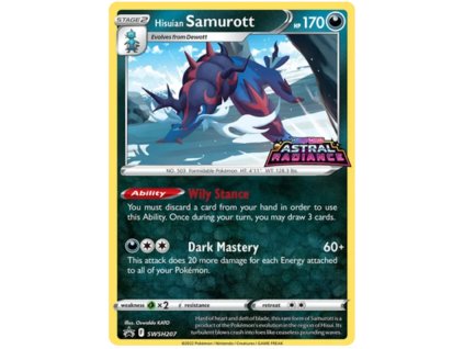 Hisuian Samurott.SWSH.207.43260