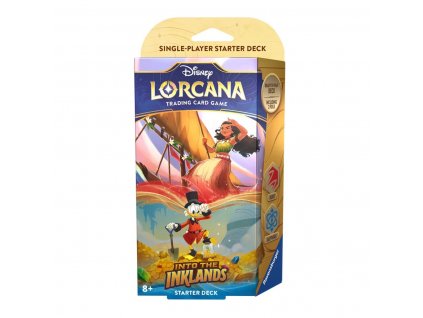 lorcana into the inklands starter deck ruby sapphire