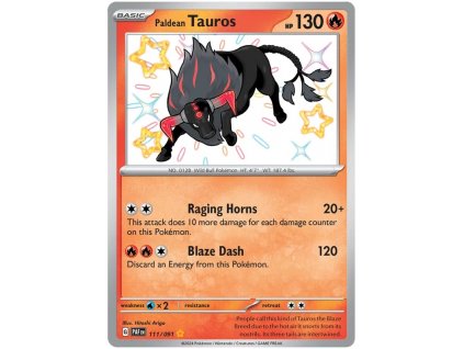 R111Paldean Tauros.PAF.111.52091