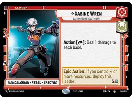 card SWH 01 014 Sabine Wren Leader 9f5d2ca6b1
