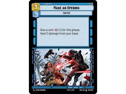 card SWH 01 076 Make An Opening 19ec93f7b2